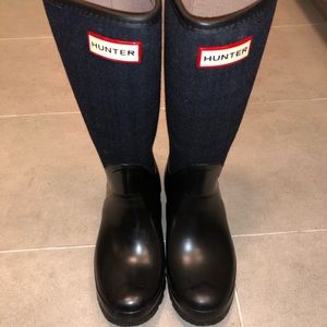 Hunter tall rain boots